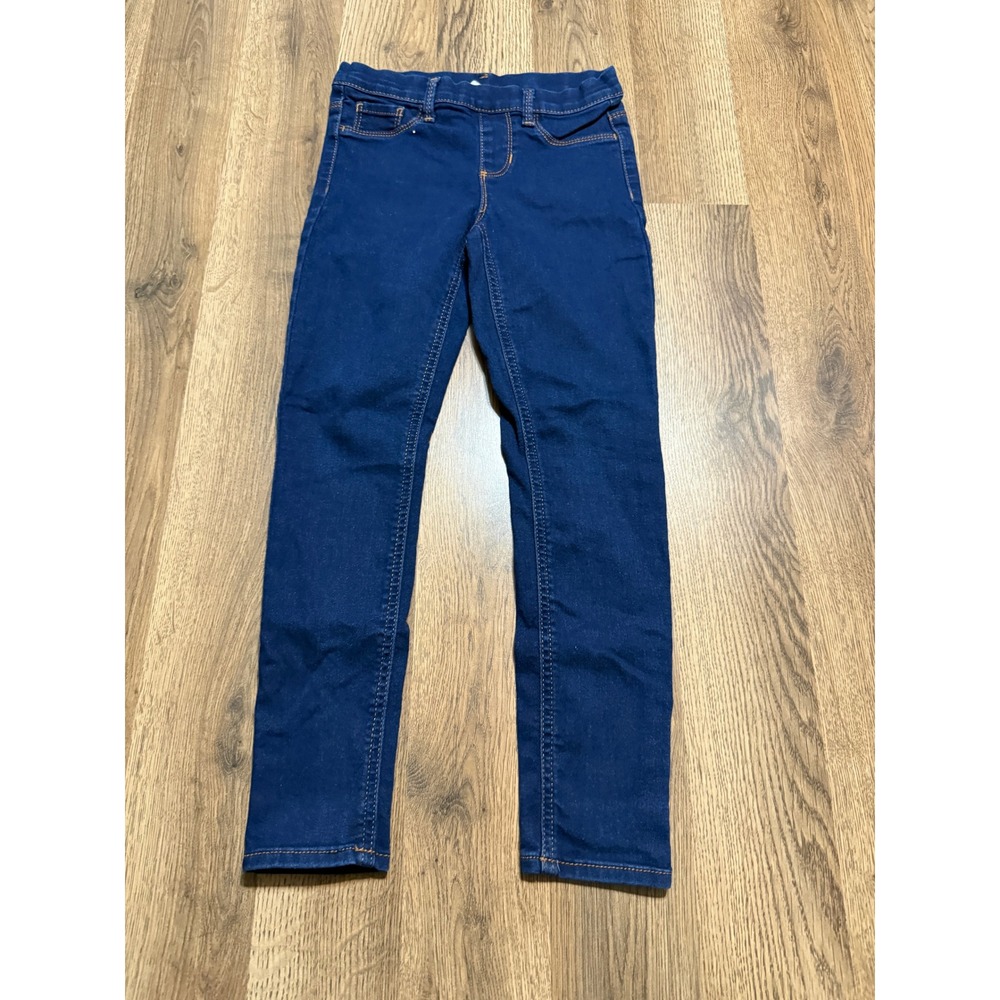 Wonder Nation Jeggings Girls Size M 7-8 Blue Denim Pull On Skinny Jeans